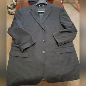 MENS 44R Navy Pinstripe Jacket